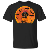 Dachshund With Dachshund Puppies Blood Moon T-Shirt Cute Halloween Shirts Dachshund Gifts
