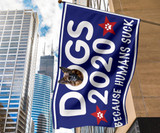 German Shepherd Dogs 2020 Because Humans Suck Flag Gift For German Shepherd Lover