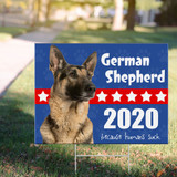 German Shepherd Dogs 2020 Because Humans Suck Yard Sign Funny Presidential Sign Garden Decor