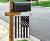 Black And White American Flag Honor Military Army Law Enforcement Pride Flag Patio Furniture