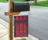 Red Friday Remember Everyone Deployed Vertical Flag Soldier Memorial Flag For Wall Home Decor