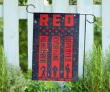 Red Friday Remember Everyone Deployed Vertical Flag Soldier Memorial Flag For Wall Home Decor