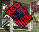 Red Friday Remember Everyone Deployed Flag Soldier Memorial Veteran Gift For Wall Yard Decor