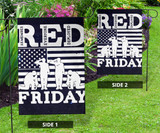 Red Friday Remember Everyone Deployed Flag Military Soldier Memorial For Indoor Outside Flag