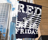 Red Friday Remember Everyone Deployed Flag Military Soldier Memorial For Indoor Outside Flag