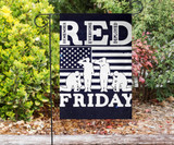 Red Friday Remember Everyone Deployed Flag Military Soldier Memorial For Indoor Outside Flag