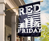 Red Friday Remember Everyone Deployed Flag Military Soldier Memorial For Indoor Outside Flag
