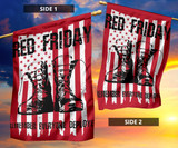 Boots Red Friday Remember Everyone Deployed Flag US Soldier Memorial For Wall Outdoor Flag