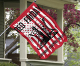 Boots Red Friday Remember Everyone Deployed Flag US Soldier Memorial For Wall Outdoor Flag
