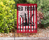 Boots Red Friday Remember Everyone Deployed Flag US Soldier Memorial For Wall Outdoor Flag