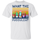 Cactus What The Fucculent Vintage Shirt Funny Cactus T-Shirt