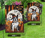 Boston Terrier Pumpkin Costume Halloween Flag For Wall Decor Boston Terrier Merchandise