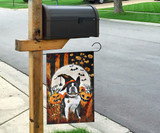 Boston Terrier Pumpkin Costume Halloween Flag For Wall Decor Boston Terrier Merchandise