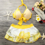 Sun Flower Beach Swimsuit Set
