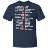 Black Lives Matter BLM T-Shirt No Justice No Peace Shirts No Racist For Black Equality Rights