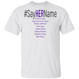 Say Her Name Breonna Taylor T-Shirt Justice For Black Women BLM Shirts No Racist Shirt Protest
