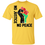 No Justice No Peace T-Shirt Black Lives Matter BLM Shirts Justice For Breonna Taylor Shirt