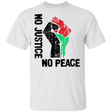 No Justice No Peace T-Shirt Black Lives Matter BLM Shirts Justice For Breonna Taylor Shirt