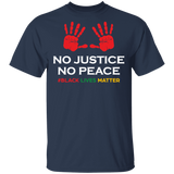 No Justice No Peace Shirt Black Lives Matter T-Shirt Blm Fist