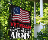Old Retro Veteran Of The United States Army Flag Decor Veteran Holiday Gift For Army Veterans