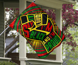 Say It Loud I'm Black And I'm Proud Flag Juneteenth Flag For African American Spirit Gifts