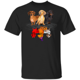 Family Dachshund T-Shirt Reflection Of Halloween Shirt Cute Gift Ideas For Dachshund Lovers