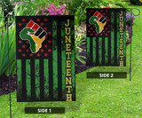 Juneteenth African American BLM Flag For Juneteenth Holiday Outdoor Decorative