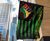 Juneteenth African American BLM Flag For Juneteenth Holiday Outdoor Decorative
