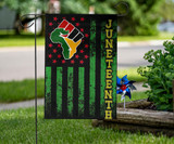 Juneteenth African American BLM Flag For Juneteenth Holiday Outdoor Decorative