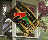 African American Flag Juneteenth Unapologetically African Flag Black Trans Pride Flag For Decor