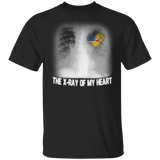 New Mexico And American Heart Flag Shirt The X-Ray Of My Heart T-Shirt 4th Of July Shirts