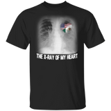 Mexican And American Flag Shirt The X-Ray Of My Heart USA Mexico T-Shirt