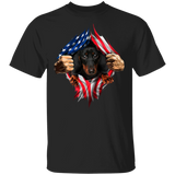 Dachshund Heartbeat Inside American Flag T-Shirt American Pride 4th Of July Shirts Old Navy