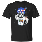 Funny Space Cat Astronaut Shirt Gift For Cat Lovers