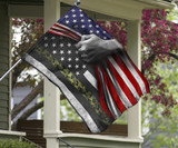 Camo Thin Line Military Inside American Flag Military Retirement Gift Flag