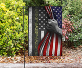 Camo Thin Line Military Inside American Flag Military Retirement Gift Flag