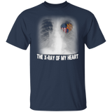 Arizona And American Flag The X-Ray Of My Heart T-Shirt Patriotic Gifts