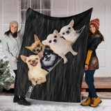 Funny Chihuahua Blanket Dog Lover Gifts Bedroom Decor