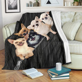 Funny Chihuahua Blanket Dog Lover Gifts Bedroom Decor