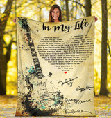 In My Life Lyrics Blanket Gifts For Beatles Fans