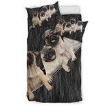 Lovely Pug Bedding Sets Duvet Cover Gifts For Dog Lover