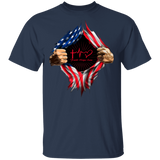 Faith Hope Love American Flag T-Shirt Women Men Shirt Gifts For Friend