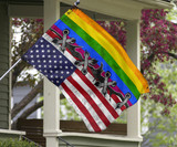 LGBTQ American Flag New Pride Outdoor Decoration