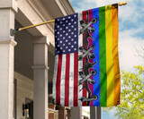 LGBTQ American Flag New Pride Outdoor Decoration
