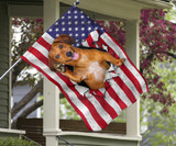 Cute Dachshund American Flag Fourth Of July Flag Patriotic Gift For Dog Lovers Cute Dachshund American Flag Fourth Of July Flag Patriotic Gift For Dog Lovers