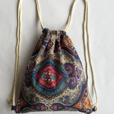 Beach Boho Canvas Backpack