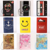 Boho Traveler World Map Passport Case