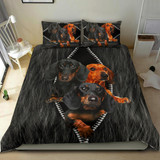 Cute Dachshund Animal Bedding Sets Dog 3D Printed Quilt Cover