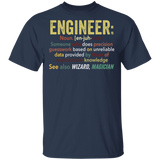 Engineer Noun Definition Engineering T-Shirt Funny Proud Engineer Quotes Gift