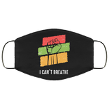 I Can't Breathe Face Masks Justice For George Floyd Blm Fist